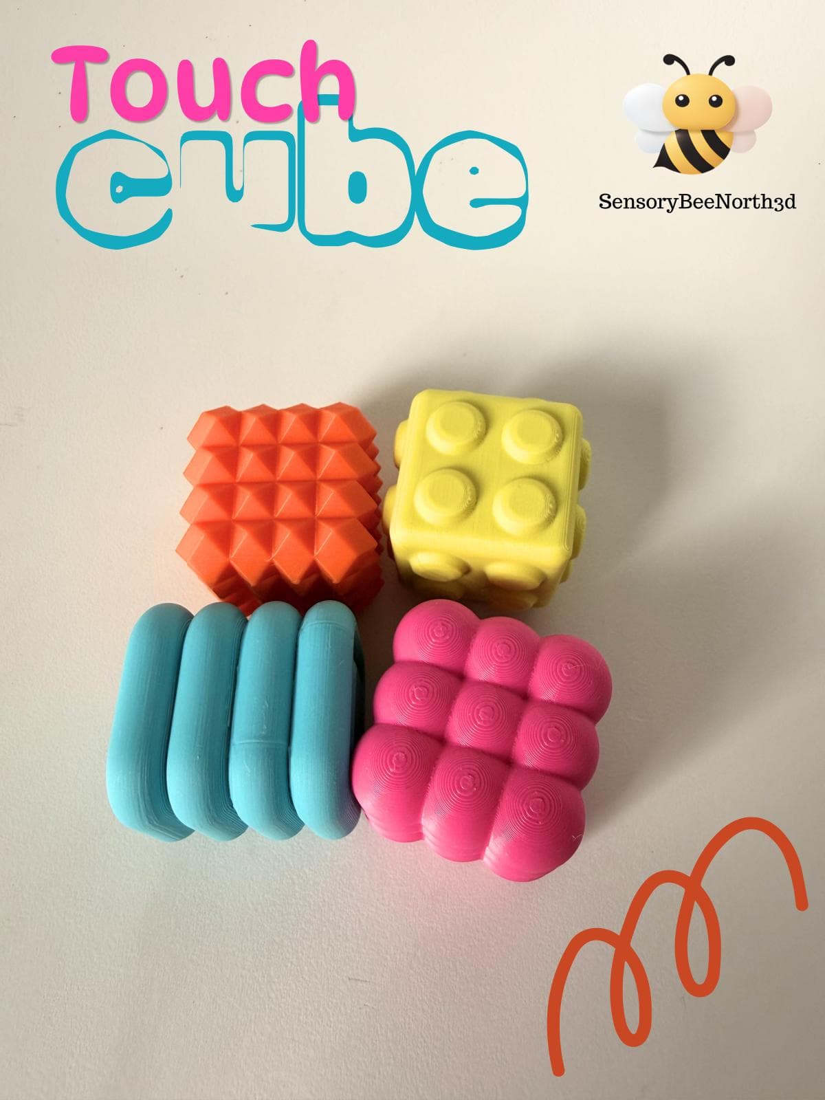 senory toy - Touch cube