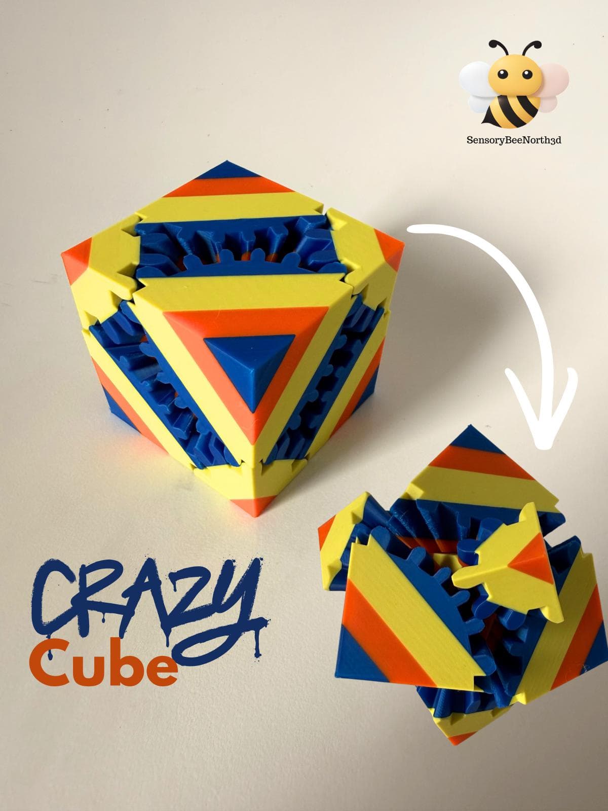 sensory toy - Crazy cube
